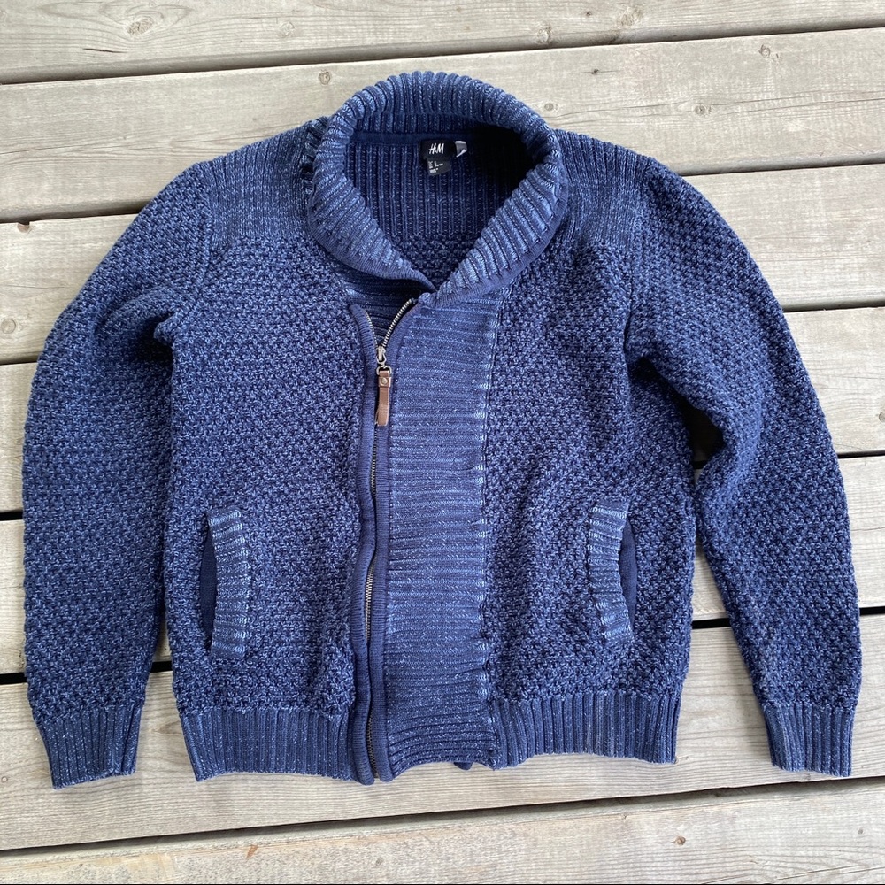 2/$30 || H&M Chunky Zip-Up Cardigan Sweater